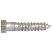 Reliable Fasteners Hex-Head Hot-Dip Galvanized Steel Lag Bolt - 3/8-in x 4-in - Self-Tapping - 50 Per Pack