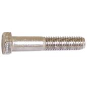 Reliable Hexagonal Head Bolts - Steel Component - Stainless Steel Plated - 1/4-in x 1 1/4-in L - Box of 3