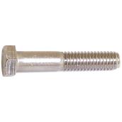 Boulons à tête hexagonale Reliable, placage en acier inoxydable, 3/8 po x 5/8 po L., boîte de 2