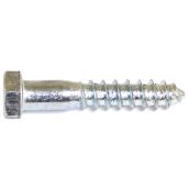 Reliable Fasteners Hex-Head Zinc-Plated Steel Lag Bolts - 1/2-in x 2 1/2-in - Self-Tapping - 50 Per Pack