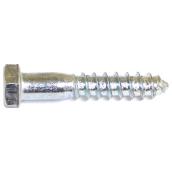 Reliable Fasteners Hex-Head Zinc-Plated Steel Lag Bolts - 1/2-in x 3 1/2-in - Self-Tapping - 50 Per Pack