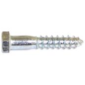 Reliable Fasteners Hex-Head Zinc-Plated Steel Lag Bolts - 1/2-in x 5 1/2-in - Self-Tapping - 50 Per Pack