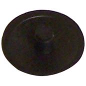 Reliable Fasteners Screw Cover Caps - #6 - Square Drive - Black Plastic - 25 Per Pack