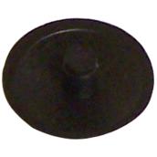 Reliable Fasteners Screw Cover Caps - #8- Square Drive - Black Plastic - 25 Per Pack