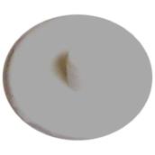 Reliable Fasteners Screw Cover Caps - #8 - Square Drive - White Plastic - 50 Per Pack