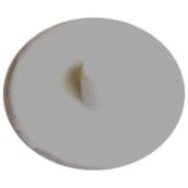 Reliable Fasteners Screw Cover Caps - #6 - Square Drive - White Plastic - 50 Per Pack