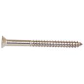 Reliable Fasteners Flat-Head Stainless Steel Screw - #8 x 3-in - Self-Tapping - Type A - 3 Per Pack