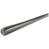 Reliable Fasteners Threaded Rod - Zinc - Blue Tip - 72-in L x 1/2-in dia