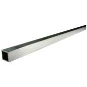 Tube carré Attaches Reliable, aluminium, 6 pi de long x 1 po de côté x 1/16 po d'épais
