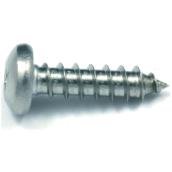 Vis à tête cylindrique de Reliable, no 6, 1 po, paquet de 10, acier inoxydable, empreinte carrée