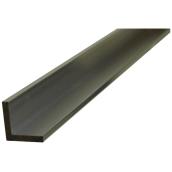 Reliable Fasteners L-Shaped Angle Bar - Aluminum - 4-ft L x 3/4-in W x 1/8-in T