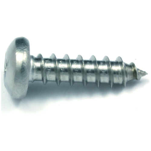 Reliable Fasteners Pan-Head Stainless Steel Screw - #8 x 5/8-in - Self-Tapping - Type A - 7 Per Pack