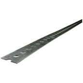 Reliable Fasteners Perforated Flat Bar - Galvanized Steel - 3-ft L x 1 3/8-in W x 1/8-in T