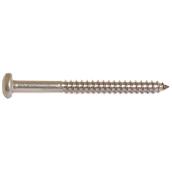 Pan-Head Stainless Steel Screws - #8 x 2