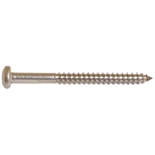 Reliable Fasteners Pan-Head Stainless Steel Screw - #10 x 2-in - Self-Tapping - Type A - 3 Per Pack
