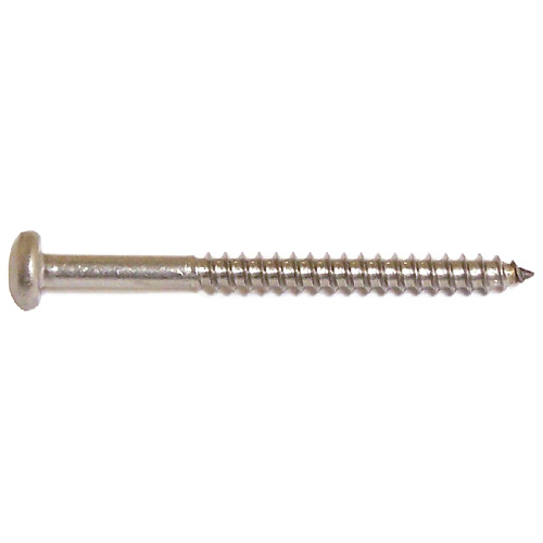 RELIABLE PanHead Stainless Steel Screws 10 x 2 1/2" 2/Box