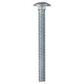 Reliable Fasteners Round Head Carriage Bolts - 1/4-20 Dia x 2 1/2-in - Full Thread - Zinc-Plated - 50 Per Pack