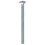 Reliable Fasteners Round Head Carriage Bolts - 1/4-20 Dia x 3 1/2-in - Full Thread - Zinc-Plated - 50 Per Pack