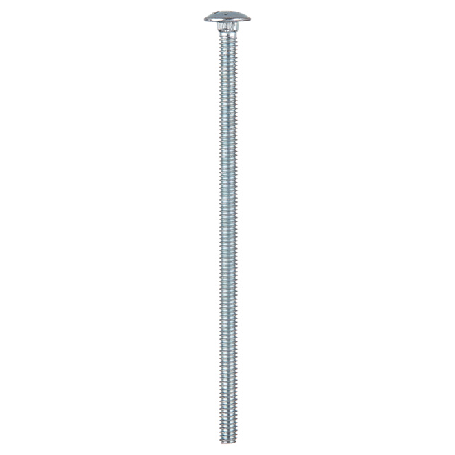 Reliable Fasteners Round Head Carriage Bolts - 1/4-20 Dia x 5 1/2-in - Full Thread - Zinc-Plated - 50 Per Pack