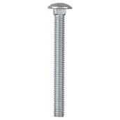 Reliable Fasteners Round Head Carriage Bolts - 3/8-16 Dia x 3 1/2-in - Full Thread - Zinc-Plated - 50 Per Pack