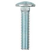 Reliable Fasteners Round Head Carriage Bolts - 5/16-18 Dia x 1 1/2-in L - Zinc-Plated - 50 Per Pack