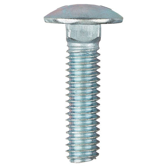 Reliable Fasteners Round Head Carriage Bolts 5/16-18 Dia x 1/4-in  Full Thread Zinc-Plated 50 Per Pack CBZ516114L RONA