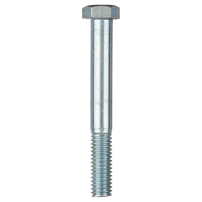 Boulons à tête hexagonale de Reliable, zingués, calibre 5, 3/8 po x 3 po L., boîte de 50