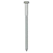 Reliable Hex-Head Lag Screws - Zinc-Plated - Partial Thread - 5/16-in x 5-in L - Box of 50