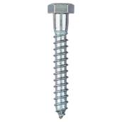Reliable Hexagonal Head Lag Screws - Zinc Plated - Grade A307 - 3/8-in x 2 1/2-in L - Box of 50