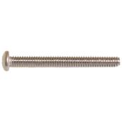 Reliable Fasteners Pan Head Screws - 1/4-in x 2-in - Phillips Drive - 2 Per Pack - Stainless Steel