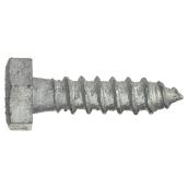 Reliable Hexagonal Head Lag Bolts - Galvanized Steel - Grade A307 - 1/4-in x 1-in L - Box of 50