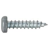 Reliable Fasteners Metal Screws - Charcoal Pan Head - Square Drive - Steel - #6 dia x 5/8-in L - 100-Pack