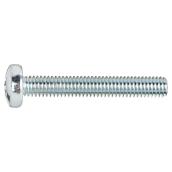 Vis à tête cylindrique Attaches Reliable, M6, 40 mm, empreinte cruciforme, paquet de 3, zinguée