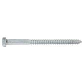 Reliable Hexagonal Head Lag Bolts - Coarse Thread - Galvanized Grade A307 Steel - 1/2-in x 7-in L - Box of 25