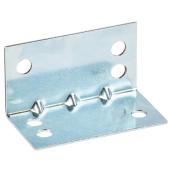 Reliable Fasteners Corner Brace - 1-in L x 1 3/4-in W - Steel - Zinc-Plated - 5 Per Pack