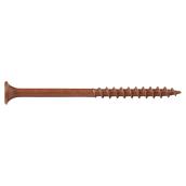 Reliable Fasteners Treated Wood Deck Screws - Brown Ceramic - Steel - Bugle Head - #8 x 2 1/2-in - 14-Pack