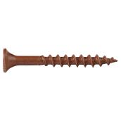 Reliable Fasteners Treated Wood Deck Screws - Brown Ceramic - Steel - Bugle Head - #8 x 1 1/2-in - 22-Pack