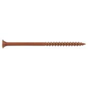 Reliable Fasteners Treated Wood Deck Screws - Brown Ceramic - Steel - Bugle Head - #10 x 3 1/2-in - 7-Pack