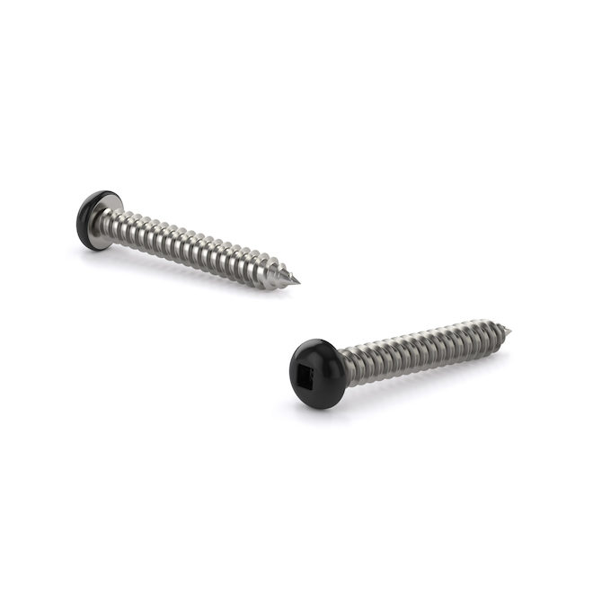 100 Pack #8 X 1" Pan Head Phillips Sheet Metal Screws - Stainless Steel