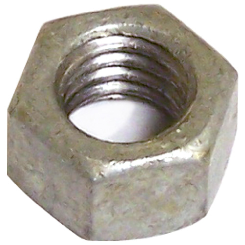 Écrou hexagonal en acier galvanisé à chaud d'Attaches Reliable, 1/4 po diamètre, 20 pas, calibre A, boîte de 50