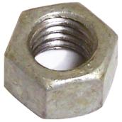 Reliable Hexagonal Nuts - Hot-Dip Galvanized Finish - Grade A Steel - 1/2-in D - 25 Per Pack