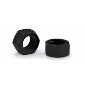 Reliable Black Hexagon Nuts 1/4-in - Box of 100