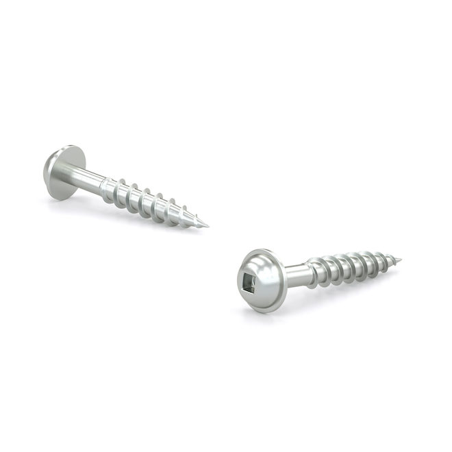 Reliable Particle Board Screws #8 x 1 1/4-in Zinc-Plated - Box of 12