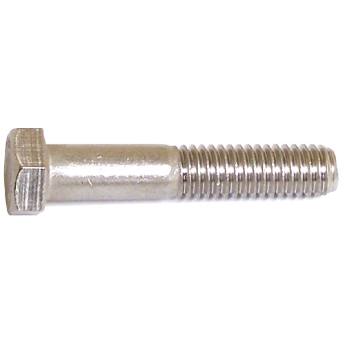 Reliable Hex Head Bolts - 1/4-in -20 Dia x 1-in L - Partial Thread - Stainless Steel - 3 Per Pack