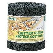 Quest Gutter Leaf Guard - Black - Polystyrene - 240-ft L x 6-in W