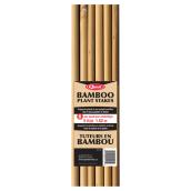 Tuteurs en bambou de 5', naturel, paquet de 6