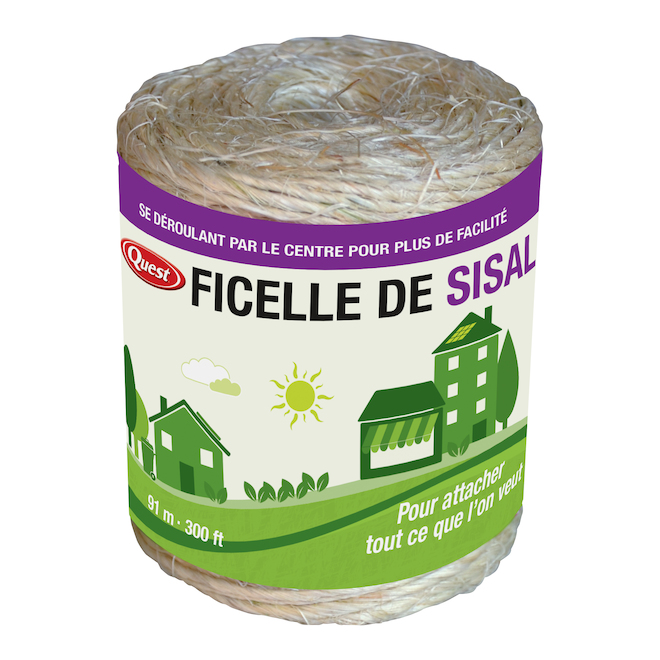 Ficelle de sisal par Quest, 300 pi