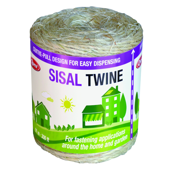 Quest Sisal Twine - 300-ft