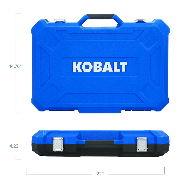 Kobalt 299-Piece Mechanic's Tool Set with Case - Metric and SAE