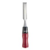 Fuller Pro Steel Butt Wood Chisel - Round Acetate Handle - Precision-Ground Edge - 1-in W x 3 7/8-in L Blade